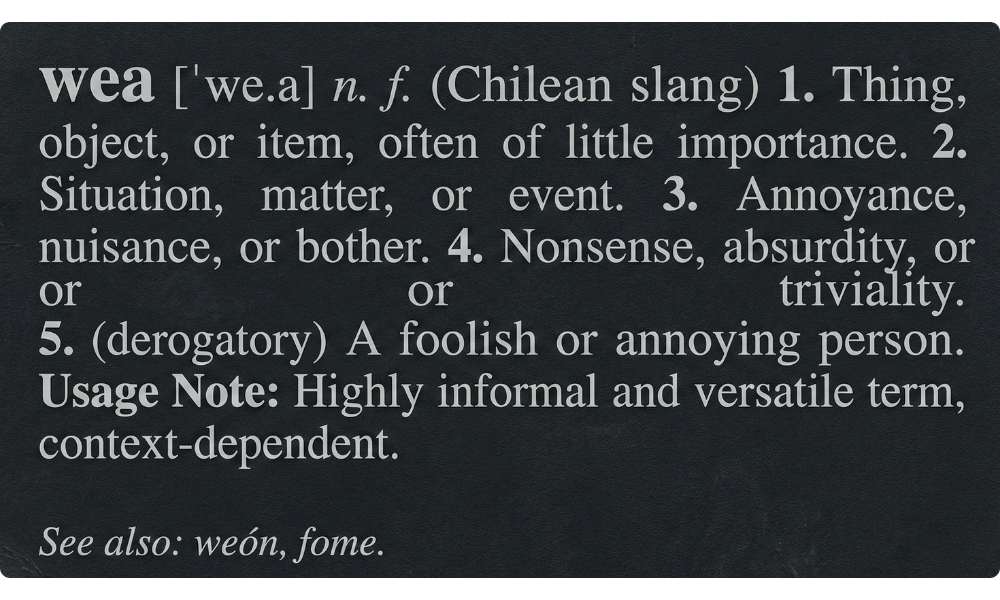“Wea”