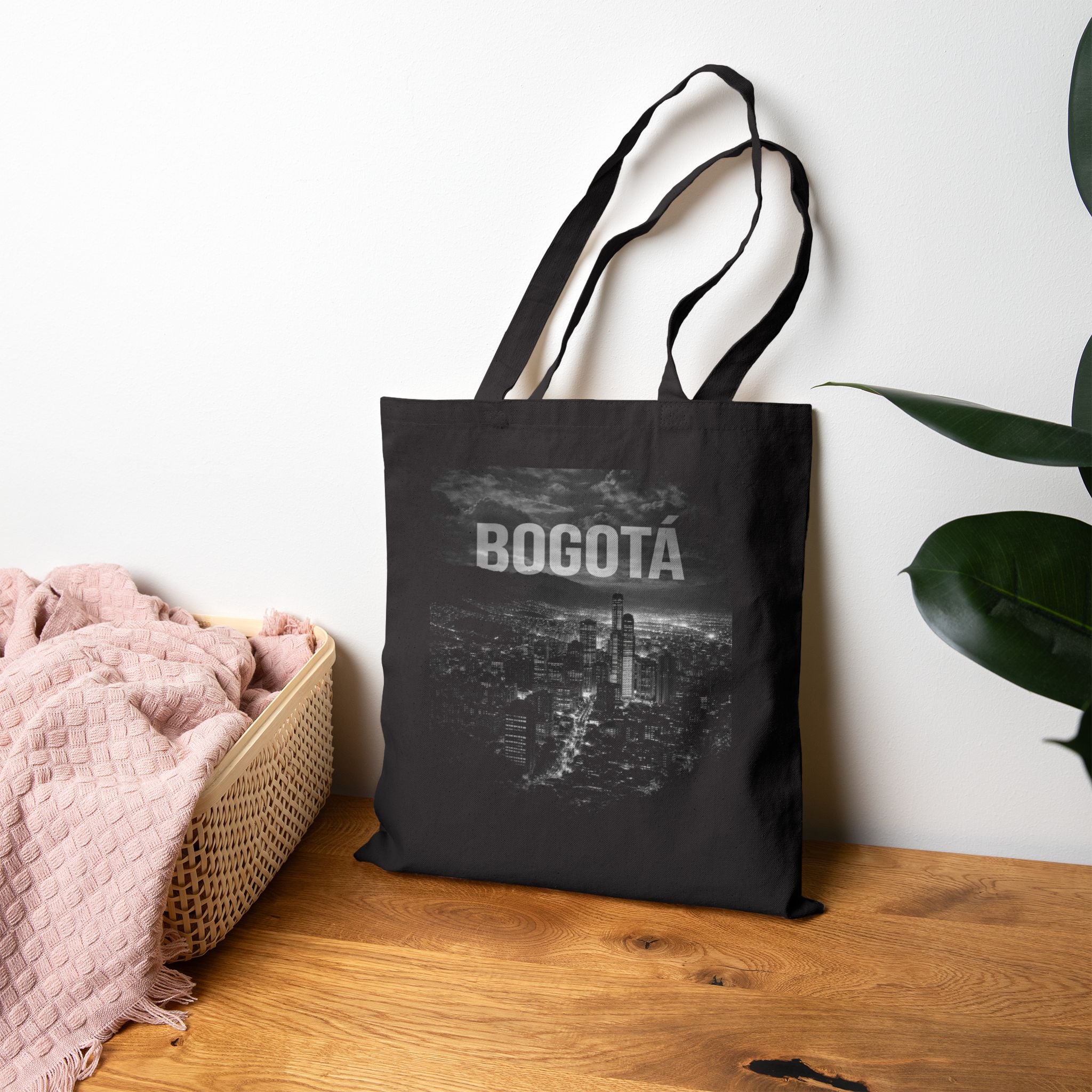 Bogotá City Noir Tote Bag