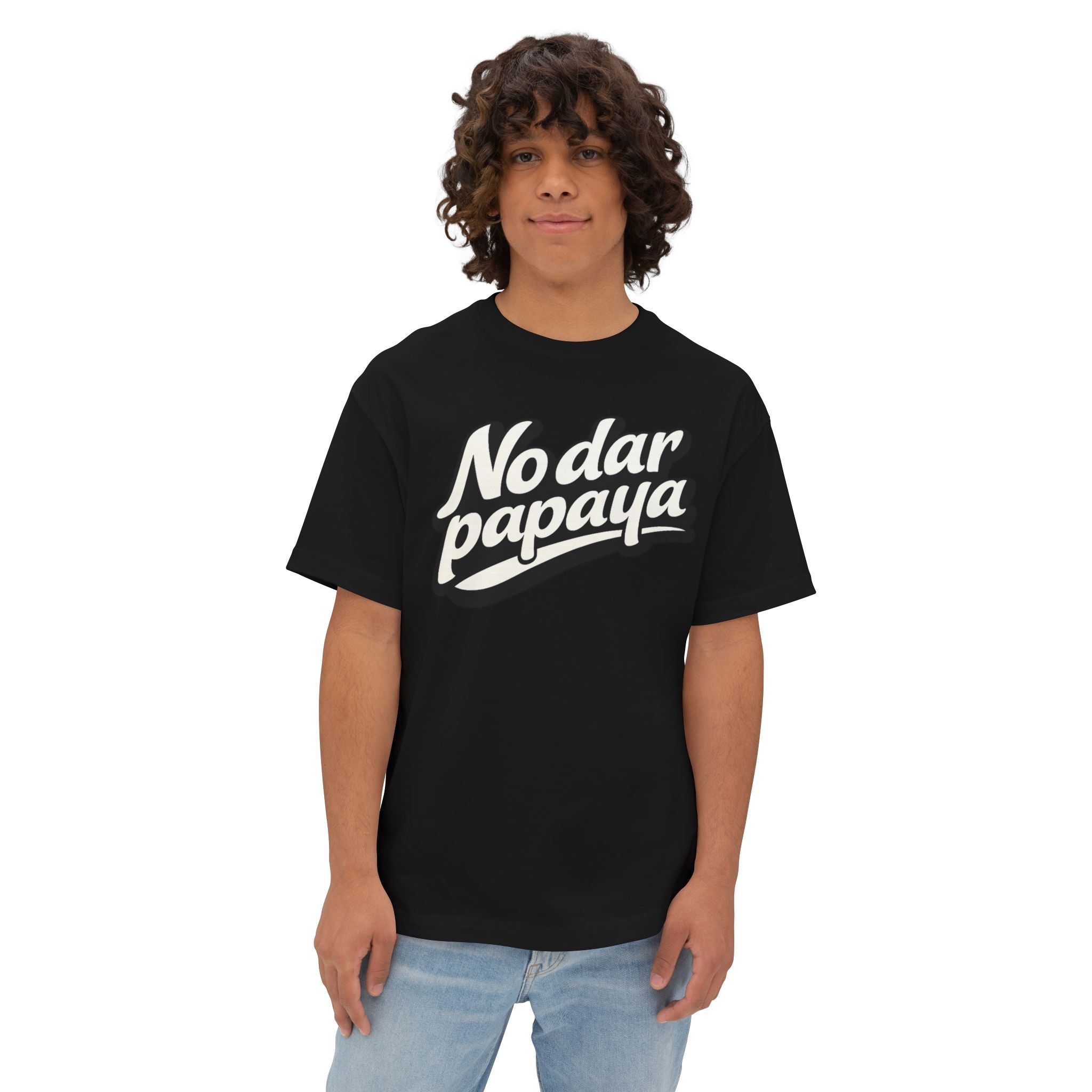 No Dar Papaya Boxy Tee
