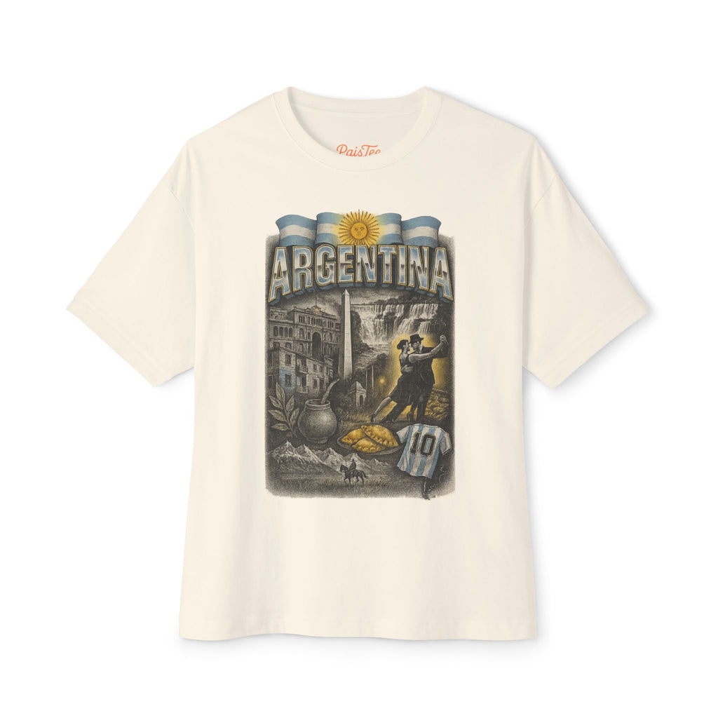 Argentina Airbrush Boxy Tee